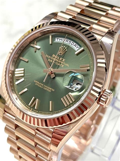 rolex yrose gold|rolex day date 40 228235.